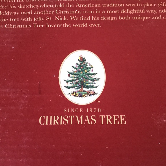 Spode Christmas Tree Tartan tiered server - Picture 6 of 12